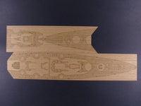 1/350 Artwox DKM Bismarck Wooden Deck 10081