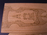 1/350 Artwox DKM Bismarck Wooden Deck 10081