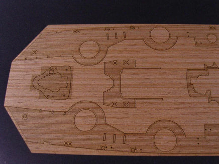 1/350 Artwox DKM Bismarck Wooden Deck 10081