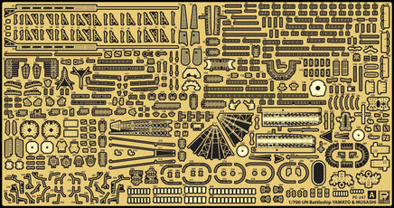1/700 Pitroad DETAIL UP PARTS SET for IJN Battleship YAMATO (as commissioned) GB7017