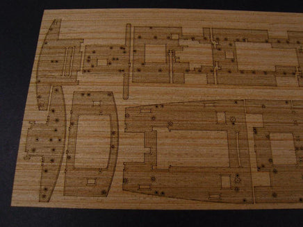 1/350 Artwox IJN Submarine Depot Ship Heian Maru Wood Deck 10085