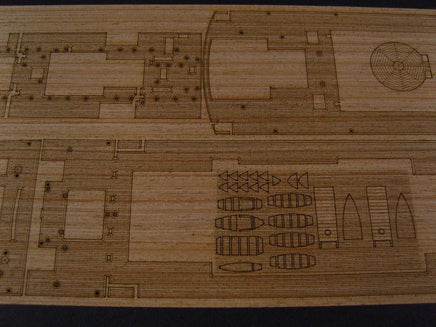 1/350 Artwox IJN Submarine Depot Ship Heian Maru Wood Deck 10085
