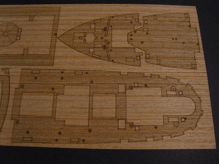 1/350 Artwox IJN Submarine Depot Ship Heian Maru Wood Deck 10085
