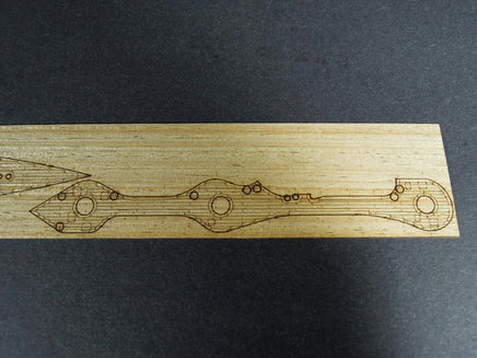 1/350 Artwox Japanese Navy Submarine I-400 Wood Deck for Tamiya 10095
