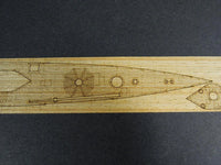 1/350 Artwox Japanese Navy Submarine I-400 Wood Deck for Tamiya 10095