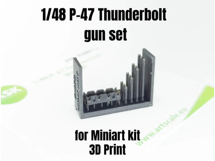 1/48 Art Scale P-47 Thunderbolt Gun Set 48012