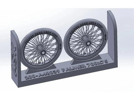 1/48 Art Scale Palmer 700 x 85 Spoked Wheels, UK WWI, for Sopwith Camel, Sopwith Pup, Sopwitch Snipe 48039