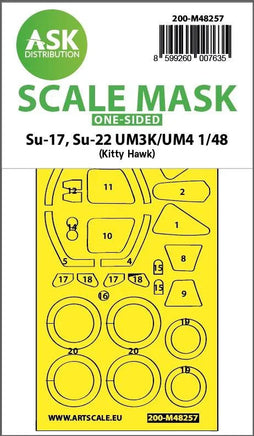 1/48 Art Scale Su-17, Su-22 UM3K/UM4 One-Sided Express Fit 48257
