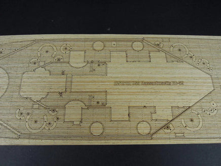 1/350 Artwox USS Massachusetts BB-59 Wooden Deck 10107