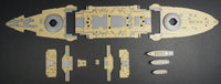 1/350 Artwox IJN Battleship Mikasa The Battle of Yellow Sea Wood Deck for Hasegawa 10115