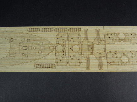 1/350 Artwox IJN Battleship Mikasa The Battle of Yellow Sea Wood Deck for Hasegawa 10115