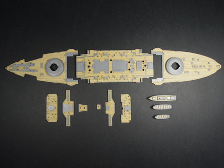 1/350 Artwox IJN Battleship Mikasa The Battle of Yellow Sea Wood Deck for Hasegawa 10115