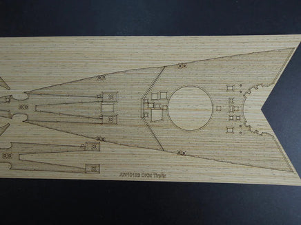1/350 Artwox DKM Tirpitz Wooden Deck (acy) 10123