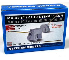 1/350 Veteran Model MK-45 5/62 Single Gun 35016