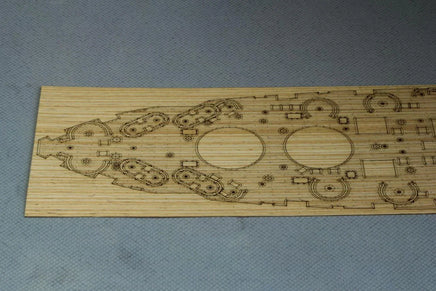 1/350 Artwox USS Texas BB-35 Wood Deck for Trumpeter 10130