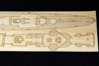 1/350 Artwox German Heavy Cruiser Blucher Wood Deck 10135