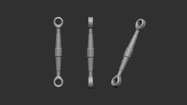 1/48 Art Scale Turnbuckles 50 pc. - Napnky 50 ks: 5,5mm / 0,9mm 48006