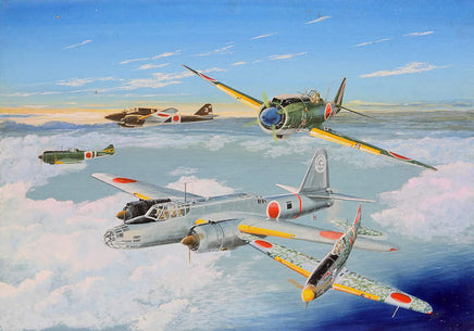 1/700 Pitroad Imperial Japanese Army Aircraft Set #01 S36