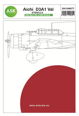 1/48 Art Scale Aichi D3A1 Val - Stencils 48077
