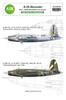 1/48 Art Scale B-26B Marauder Part 2 - Over Europe, Miss Arkansas - Mediterranean Area and D-Day ISH-TAK- HA-BA 48059