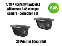 1/48 Art Scale P-40E/Kittyhawk Mk.I Williamson G.45 Cine Gun Camera - Correction Set for Eduard 48025