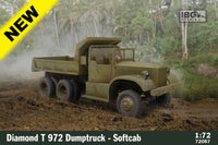 1/72 IBG Model Diamond T972 Dumptruck Softcab Model Kit 72087