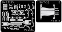 1/48 Pitroad PE for T-33 Shooting Star (Great Wall Hobby) PE251