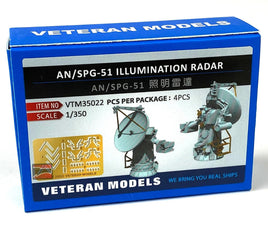 1/350 Veteran Model AN/SPG-51 Illuminators 35022