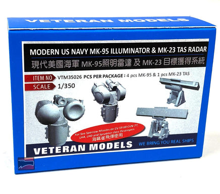 1/350 Veteran Model Modern US Navy MK-95 Illuminator & MK-23 TAS Radar 35026