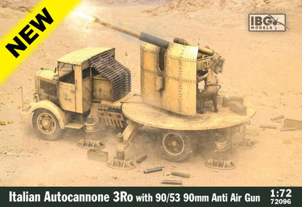 1/72 IBG Model 3Ro Italian Autocannone 90/53 with 90mm Anti Air Gun 72096