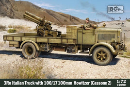 1/72 IBG Model 3Ro Italian Truck with 100mm Howitzer 72099