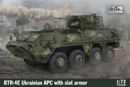 1/72 IBG Model BTR Ukraine APC w/slot Armor 72118