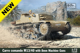 1/72 IBG Model Carro Comando M13/40 with 8mm Breda Machine Guns 72129