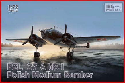 1/72 IBG Model PZL. 37 A bis I Polish Bomber Plane Model Kit 72512
