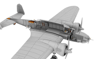 1/72 IBG Model PZL. 37 A bis I Polish Bomber Plane Model Kit 72512