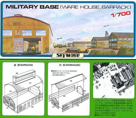 1/700 Pitroad Military Base (Barracks & Warehouse) SW23
