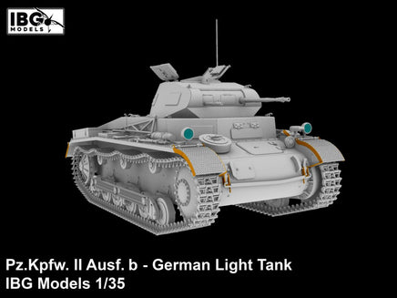 1/35 IBG Model Pz.Kpfw. II Ausf. b - German Light Tank 35079