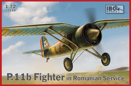 1/72 IBG Model P.11B Fighter In Romanian Service 72518