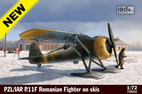 1/72 IBG Model PZL/IAR P.11F Romanian Fighter on Skis 72522