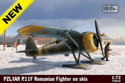 1/72 IBG Model PZL/IAR P.11F Romanian Fighter on Skis 72522