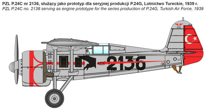 1/72 IBG Model PZL P.24G in Turkish Service 72525