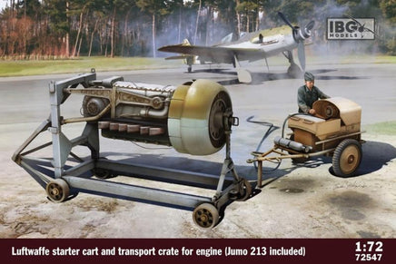 1/72 IBG Model Luftwaffe Starter Cart Transport for Engine 72547