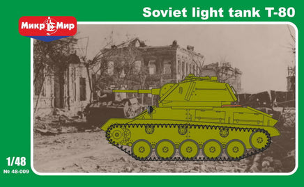 1/48 Mikro Mir Soviet Light Tank T-80 048009