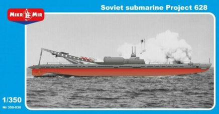 1/350 Mikro Mir Soviet Submarine Project 628 350030