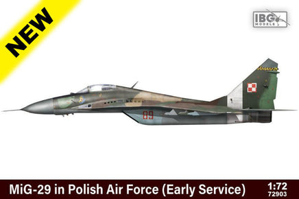 1/72 IBG Model Model MiG-29 in Polish Air Force (Early Service) (LIMITED EDITION, will include additional 3d printed parts) - 72903