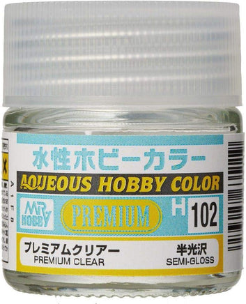 Mr. Hobby Aqueous Premium Clear Semi Gloss - H102 - MPM Hobbies