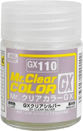 Mr. Hobby Clear Silver 18ml - GX110 - MPM Hobbies