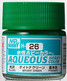 Mr. Hobby Gloss Bright Green 10ml - H26 - MPM Hobbies