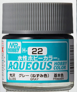 Mr. Hobby Gloss Gray 10ml - H22 - MPM Hobbies