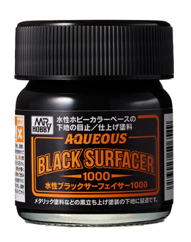 Mr. Hobby Aqueous Black Surfacer 1000 40ml - HSF03